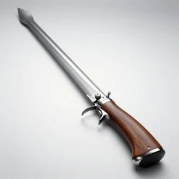german halberd, product picture, 4k, overhead view, high-key lighting