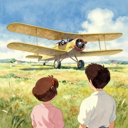 vintage cinematic landscape watercolor by bruce pennington and by mary cicely barker, grand cinematic view of france farmland from a plane, by yoshitaka amano, 7 0 s sci - fi art book cover by mary blair, craig russel art, japanese woodblock, the lush plains and hills of the world by makoto kobayashi and by studio ghibli, jinbi shanshui