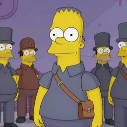 a photo of hans moleman from the simpsons, from the 1 9 2 0 s in the war