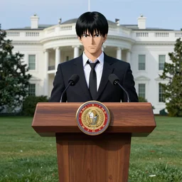 griffith from berserk at hist white house inaugural press conference, photo by getty images