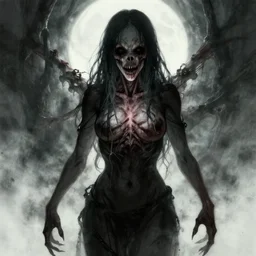 weird things happen when the inner body touches the source of life. creepy. artstation.