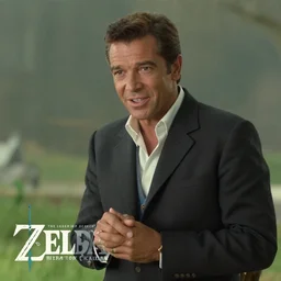 Film still of Frank Sinatra, from The Legend of Zelda: Breath of the Wild (2017 video game)