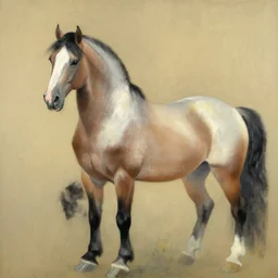 a beautiful painting horse, by xu beihong picasso must be used for good results painting