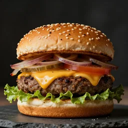 half hamburger human