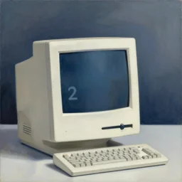Macintosh 2, constructivist painting