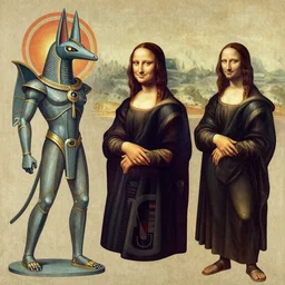 Anubis, futurism, da vinci, Dan Mumford, Josan Gonzalez