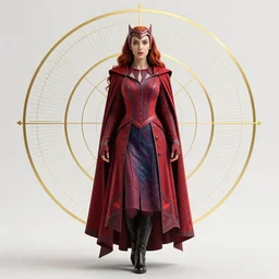 [ demon - like ]!! scarlet witch outfit concept art trending on artstation artstation hd cgsociety concept art artstation concept art zbrush concept art cgsociety contest winner 3 2 k quality 5 d 4 d 3 d zbrush symmetry! golden ratio! centered