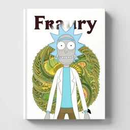 fractal rick and morty, romance novel cover, cookbook photo, in 1 9 9 5, y 2 k cybercore, industrial photography, still from a ridley scott movie