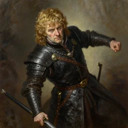 highly detailed oil painting, masterpiece portrait warrior lannister, fantasy character portrait, dynamic pose, above view, top lighting