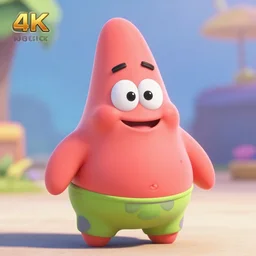 a cute starfish character, smiling, adorable, wholesome, pixar, highly detailed, 8 k, photorealistic