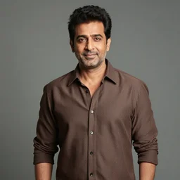 studio photo of sanjay c, studio portrait