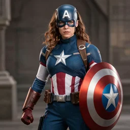 ana de armas as captain america in marvel movie
