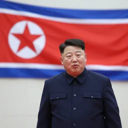 if democratical was north korea, photo of kim jong un