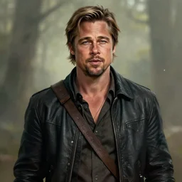brad pitt, tyler durden portrait as a dnd character fantasy art.