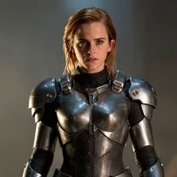 emma watson wearing metal gear armor dramatic lighting cinematic cinematic lighting by Richard Schmid by Yoji Shinkawa by artgem