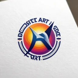 a logo for a digital art magazin