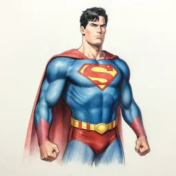 superhero sketch by ben oliver