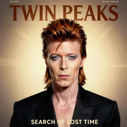 twin peaks poster art, portrait of david bowie in search of lost time, by michael whelan, rossetti bouguereau, artgerm, retro, nostalgic, old fashioned