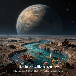 Life in an Alien Tide Pool on an Exoplanet, art by Jim Burns and Donato Giancola