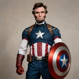abraham lincoln dressed as captain america
