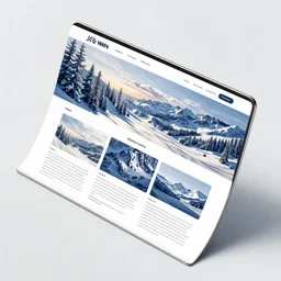 detailed intricate blueprint of web - site