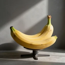 a realistic banana chair