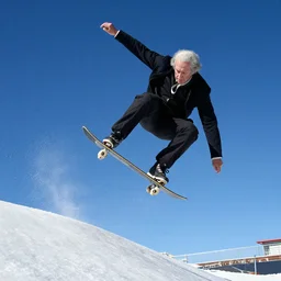 george washington doing a kickflip