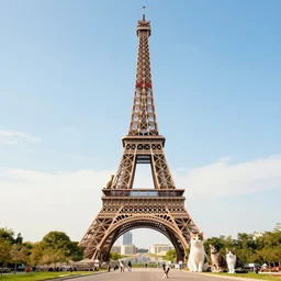 the eiffel tower made out of cats