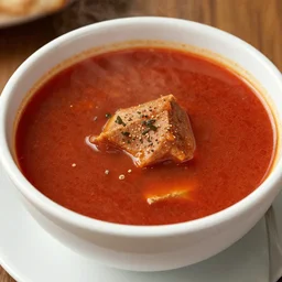 emma watson inside a goulash soup bowl