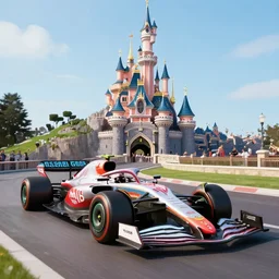 formula 1 race in disneyland