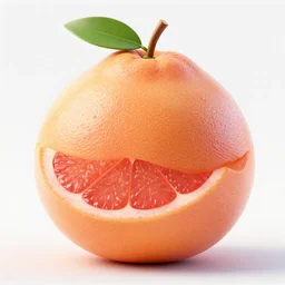 drake!!! but as a grape fruit, octane render, hyperrealistic, 4 k