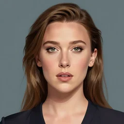 portrait of millie bobby brown, digital art