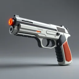 futuristic pistol