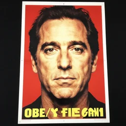 face of Steve Buscemi, style of Shepard Fairey Obey Giant poster