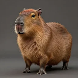 a detailed picture of a gordon freeman - capybara chimera