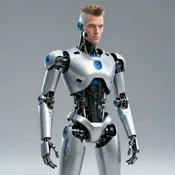 Cyborg Iggy Pop 80% robot 20%man
