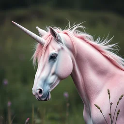 photorealisitc pink unicorn caught in the wild, exposed, in conspiracy style! pentax k 1 0 0 0, 5 0 mm lens, national geographic