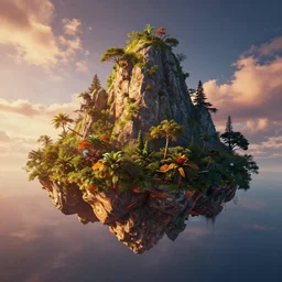 a realistic photographic view picture of an island, photographic filter unreal engine 5 realistic hyperdetailed 8 k ultradetail cinematic concept art volumetric lighting, very beautiful scenery, very realistic effect, hd, hdr, cinematic 4 k wallpaper, 8 k, sharp focus, octane render, ultra detailed, high resolution, artstation trending on artstation in the style of albert dros glowing rich colors powerful imagery
