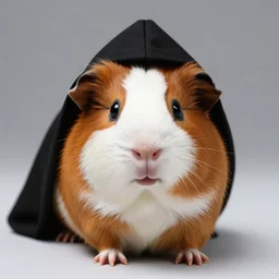 a cute Guinea pig as a sith