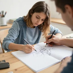 czech NEET learning to draw