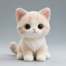 very small cute kitten stuffed animal,
