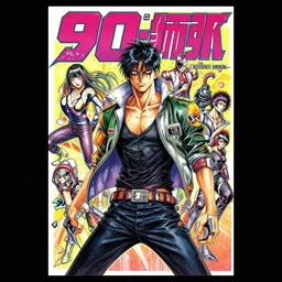 professionally drawn 9 0 s seinen cyberpunk horror action manga cover art, full color, beautiful, drawn by ilya kuvshinov and hiromu arakawa