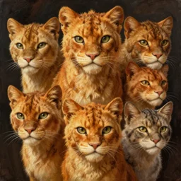 painting of thundercats,, ultra realistic, sharp details, subsurface scattering, intricate details, warm lighting, beautiful features, highly detailed, photorealistic, octane render, 8 k, unreal engine, art by artgerm and greg rutkowski and alphonse mucha