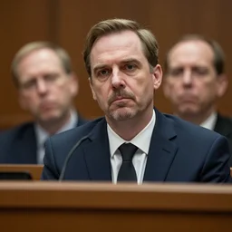 beavis testifying in court, detailed faces