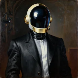 daft punk a fine art painting by alexandre cabanel, cgsociety, funk art, fine art, renaissance painting, artwork
