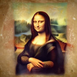 mona lisa, cave painting