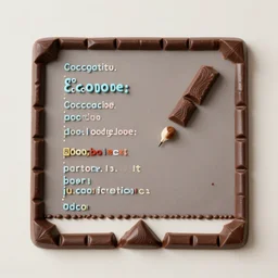 coding language made out of chocolates