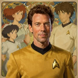 cute star trek officer nat king cole, natural lighting, path traced, highly detailed, high quality, digital painting, by don bluth and ross tran and studio ghibli and alphonse mucha, artgerm