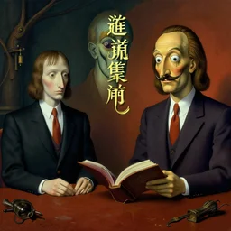 mysterious paranoia, maddening knowledge, forbidden information, strange weirdness, 3 d colors, uncomfortable atmosphere by rene magritte and salvadore dali