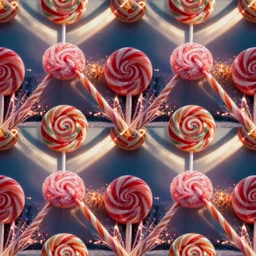 symmetry, repeating pattern. seamless, candy galore